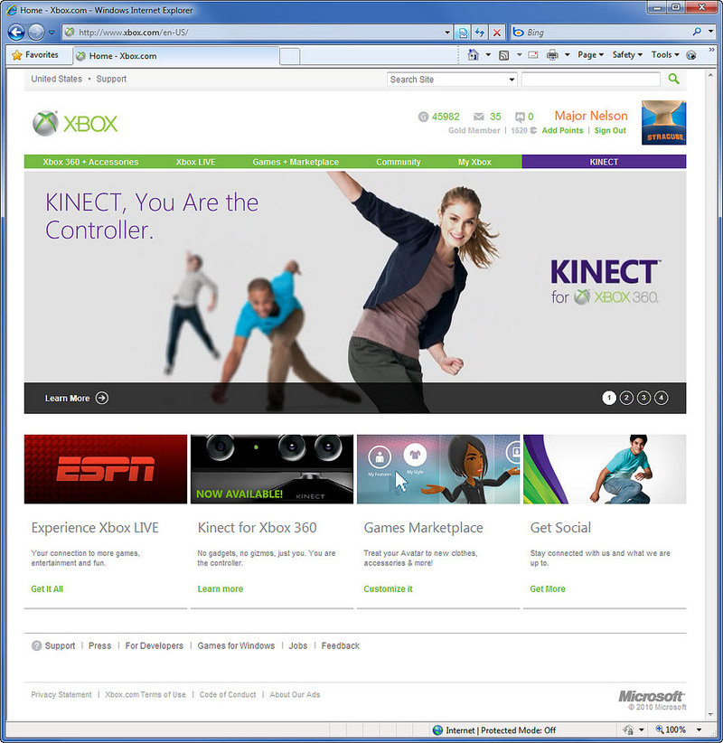 Illustration for article titled The New Xbox.com Is More Than Just A Pretty Face